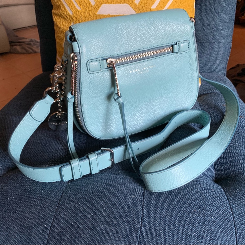 Marc Jacobs Blue Crossbody Bag with Adjustable Strap